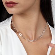 Ties of the Heart Name Necklace Layered Set [Sterling Silver]