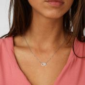 Linked Circles Necklace [Sterling Silver]