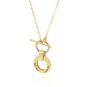 Linked Together Name Necklace - [Classic Chain / 18K Gold Vermeil]