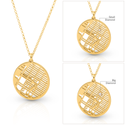 Precious Spot Map Necklace [18K Gold Plated]