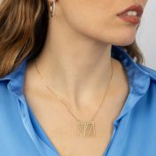 Enchanted Map Statement Necklace [18K Gold Plated]