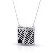 Enchanted Map Statement Silhouette Necklace [Sterling Silver]