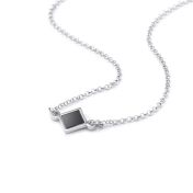 Maria Necklace with Nano Bible [Sterling Silver]