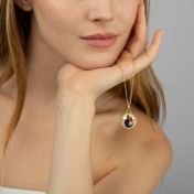Memories Circle Photo Necklace [18K Gold Vermeil]