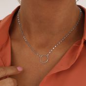 Mia Sequin Chain Necklace [Sterling Silver]