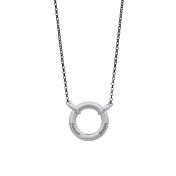 Classic Milan Engraved Necklace for Men - Sterling Silver