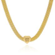 Enchanted Heart Milanese Chain Necklace [18K Gold Plated]