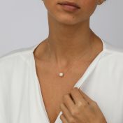 Moonlight Pearl Necklace [18K Gold Vermeil]