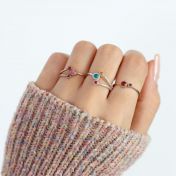 A Mother's Love Ring - Double Love [Rose Gold Plated]