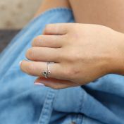 Family Love Birthstone Ring [Sterling Silver]
