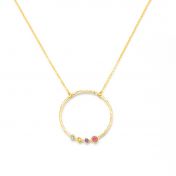 A Mother's Love Necklace Hammered [14K Gold]