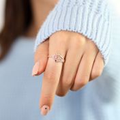 A Mother's Love Ring - Triple Love [Rose Gold Plated]
