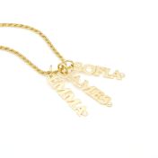 Talisa Multi-Name Necklace with Diamond [18K Gold Plated]