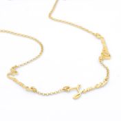 Talisa Italic Multi-Name Necklace [18K Gold Vermeil]