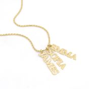 Talisa Multi-Name Necklace [18K Gold Plated]
