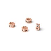 Extra Name Bead For Ties of Heart Name Necklace [18K Rose Gold Plated]