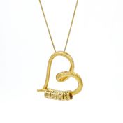 Extra Name Bead For Ties of Heart Name Necklace [18K Gold Plated]
