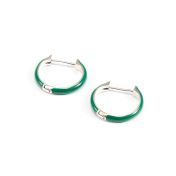 Nature Love Hoop Earrings [Sterling Silver]