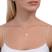 BE BRAVE - Sterling Silver Necklace with Swarovski® Crystal