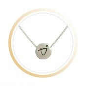 BE BRAVE - Sterling Silver Pendant Box Chain Necklace