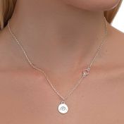 BE CREATIVE - Sterling Silver Necklace with Swarovski® Crystal
