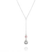 BE CREATIVE - Tail Chain Sterling Silver Necklace with Swarovski® Crystal