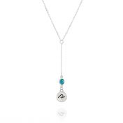 BE PURE - Tail Chain Sterling Silver Necklace with Swarovski® Crystal
