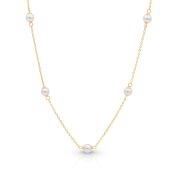 Pearl Bloom Necklace [18K Gold Plated]