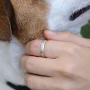 One and Only Pet Name Ring [Sterling Silver]