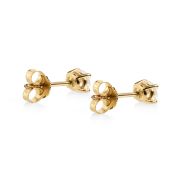 Oval Diamond Stud Earrings - 0.6 ct [14 Karat Gold]