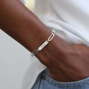 Arya Bar Name Bracelet [Sterling Silver]
