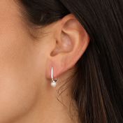 Pearl Drop Earrings [Sterling Silver]