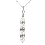 Pearl Name Necklace [Sterling Silver]