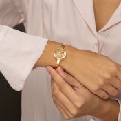 Precious Spot Map Cuff [18K Gold Plated]