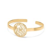 Precious Spot Map Cuff [18K Gold Plated]