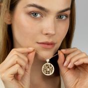 Talisa Map Necklace With 1 Ct Diamond [14 Karat Gold]