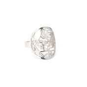 Precious Spot Map Ring [Sterling Silver]