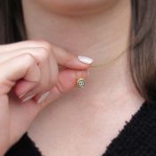 Summer Loch Black Rhodium Pave Necklace [18K Gold]