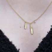 Enchanted Leaf Necklace [18K Gold]