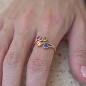Roots Of Love Ring [Rose Gold Plated]
