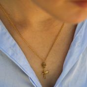 Sweet Rose Necklace [Gold Plated]