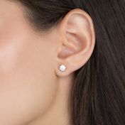 Round Diamond Stud Earrings - 0.4 ct [14 Karat Gold]