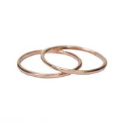 Saturn Ring Set [Rose Gold Plated]
