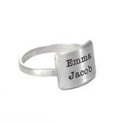 Sealed with Love Name Ring [Sterling Silver]