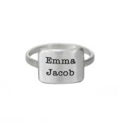 Sealed with Love Name Ring [Sterling Silver]