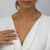 Serene Diamond Necklace [14 Karat Gold]