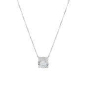 Serene Crystal Necklace [Sterling Silver]