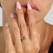 Signature Style Ring - 2 Names [18K Gold Vermeil]