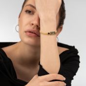 Silhouette Name Bracelet [18K Gold Plated]