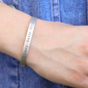Engraved Name Cuff [Sterling Silver]